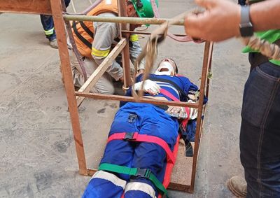 Homem foi socorrido em estado grave