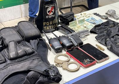 Opera&ccedil;&atilde;o na zona Sul apreendeu arma, muni&ccedil;&otilde;es e capa de colete bal&iacute;stico