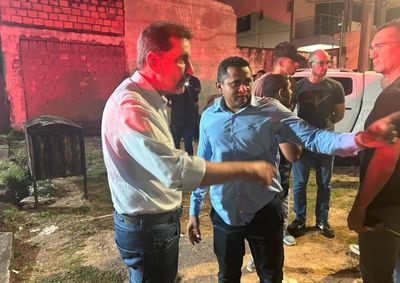 Candidato chegaria ao local para grava&ccedil;&atilde;o; ningu&eacute;m ficou ferido e pol&iacute;cia apura o caso