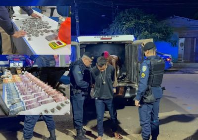 Policiais apreenderam cerca de 200 por&ccedil;&otilde;es de coca&iacute;na, dinheiro e equipamentos no bairro S&atilde;o Francisco