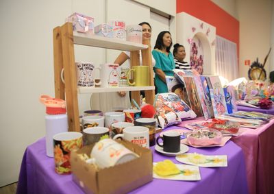 Evento ter&aacute; produtos e trabalhos de mulheres empreendedoras das 10h &agrave;s 22h
