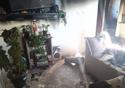 Inc&ecirc;ndio foi na noite desta quarta-feira e casou danos severos em apartamento