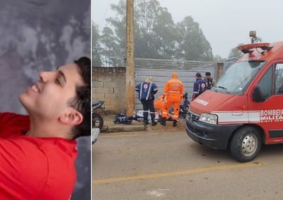 Moto teria atingido meio-fio e em seguida colidido contra poste de concreto na manh&atilde; desta sexta-feira
