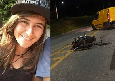 Thaline Amanda Ribeiro Balbino, de 31 anos, sofreu graves ferimentos em colis&atilde;o com uma picape na entrada do bairro Cidade Jardim, em Pouso Alegre
