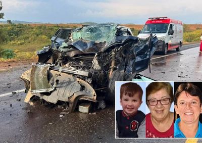 Colis&atilde;o entre um Hyundai Creta e um caminh&atilde;o-ba&uacute; aconteceu no km 509 da rodovia. Uma mulher ficou gravemente ferida