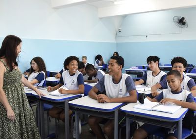 Projeto desenvolvido na Escola Municipal Geraldo da Cunha Rodrigues vai compor o novo material de refer&ecirc;ncia para o ensino integral no Brasil

