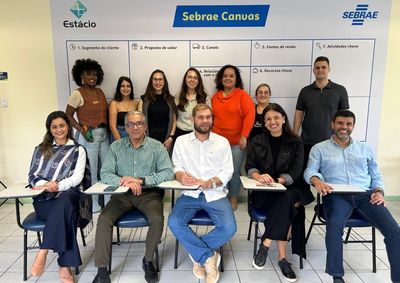 Parceria Sebrae Rio e Est&aacute;cio Resende capacitou estudantes de diferentes cursos numa jornada de forma&ccedil;&atilde;o empreendedora