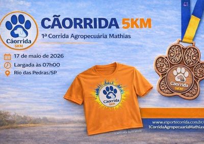 Evento com percurso de 5 km ter&aacute; largada na Bica do Bom Jesus e j&aacute; conta com cerca de 300 inscritos