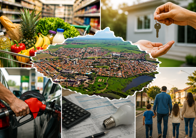 Levantamento mostra os principais gastos com moradia, alimenta&ccedil;&atilde;o, transporte e contas b&aacute;sicas no munic&iacute;pio