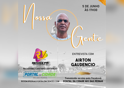 A entrevista ser&aacute; nesta sexta-feira, dia 5 de junho, a partir das 17h30, no Programa Cantinho Sertanejo