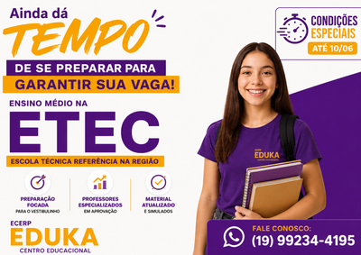 Curso oferece aulas direcionadas, simulados e condi&ccedil;&otilde;es especiais de matr&iacute;cula at&eacute; 10 de junho para estudantes que desejam ingressar em uma escola t&eacute;cnica.