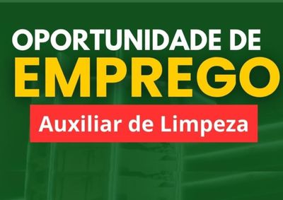 Oportunidade &eacute; destinada a candidatos com condu&ccedil;&atilde;o pr&oacute;pria. Curr&iacute;culos devem ser entregues presencialmente no PAT. 