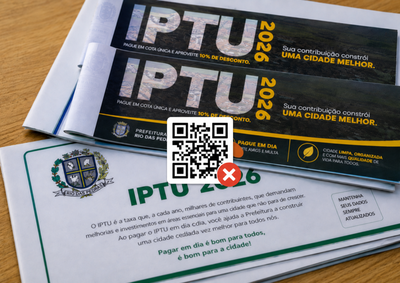 Contribuintes que optarem pela cota &uacute;nica, com 10% de desconto, e pela 1&ordf; parcela ter&atilde;o novo vencimento; data ser&aacute; divulgada em novo informativo
