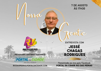 Um bate-papo imperd&iacute;vel com uma das figuras mais queridas de Rio das Pedras &mdash; nesta sexta-feira, 7 de agosto, &agrave;s 17h30, no Programa Cantinho Sertanejo.
