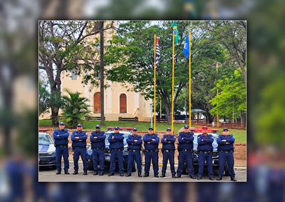 Cerim&ocirc;nia contou com hasteamento das bandeiras e execu&ccedil;&atilde;o do Hino Nacional pelos pr&oacute;prios integrantes da corpora&ccedil;&atilde;o