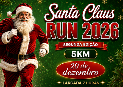 Segunda edi&ccedil;&atilde;o da corrida natalina ser&aacute; realizada no dia 20 de dezembro, com percurso de 5 km e largada &agrave;s 7h no Est&aacute;dio Municipal Massud de Coury