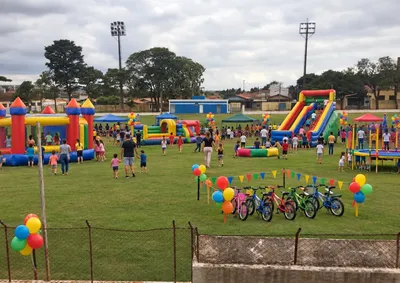 Programa&ccedil;&atilde;o come&ccedil;a &agrave;s 8h no Est&aacute;dio Massud Coury, com brinquedos infl&aacute;veis, apresenta&ccedil;&otilde;es, personagens e sorteio de bicicletas