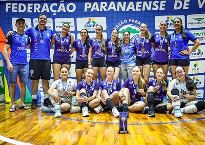 Na categoria Sub16 a equipe da Asavolei/Santa Helena garantiu o terceiro lugar ao vencer por 2 sets a 0 a equipe da AVETRA