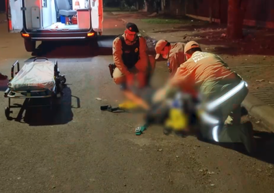 V&iacute;tima alega que entrou na confus&atilde;o para defender colega, que fugiu durante as agress&otilde;es