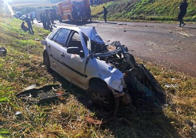 A Pol&iacute;cia Rodovi&aacute;ria Estadual permaneceu no local para orientar o tr&aacute;fego e realizar os procedimentos cab&iacute;veis