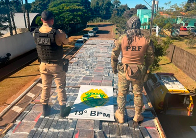 O preso, o caminh&atilde;o e a droga foram encaminhados &agrave; Delegacia de Pol&iacute;cia Civil para os procedimentos cab&iacute;veis