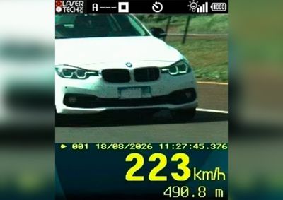 Radar port&aacute;til registrou 29 condutores acima do limite de velocidade durante fiscaliza&ccedil;&atilde;o realizada na manh&atilde; desta ontem (18), em trecho de pista dupla