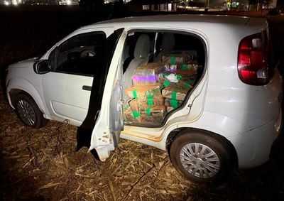 A&ccedil;&atilde;o integrada ocorreu durante a madrugada desta sexta-feira; dois suspeitos conseguiram fugir para uma &aacute;rea de mata