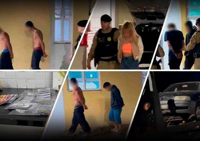 Durante a a&ccedil;&atilde;o, um funcion&aacute;rio do estabelecimento foi amea&ccedil;ado com um rev&oacute;lver

