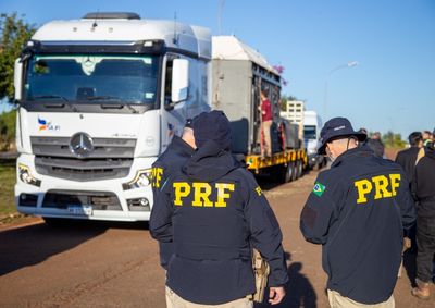 O transporte segue com destino ao Santu&aacute;rio de Elefantes Brasil (SEB), localizado na Chapada dos Guimar&atilde;es, no Mato Grosso
