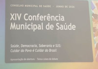 Evento promovido pelo Conselho Municipal de Sa&uacute;de debate o tema &ldquo;Sa&uacute;de, Democracia, Soberania e SUS: Cuidar do Povo &eacute; Cuidar do Brasil. 