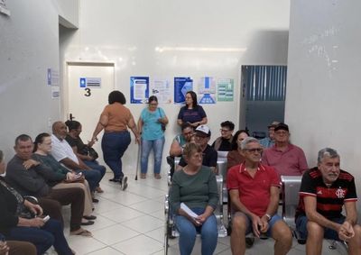 A&ccedil;&atilde;o voltada a pessoas com 60 anos ou mais foi realizada no fim de semana, segundo a Secretaria Municipal de Sa&uacute;de.
