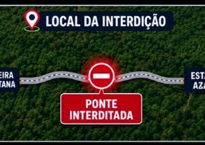 Trecho entre a Cachoeira da Santana e a Est&acirc;ncia Asal&eacute;ia passar&aacute; por obras de melhoria; interdi&ccedil;&atilde;o total segue at&eacute; o dia 4 de agosto