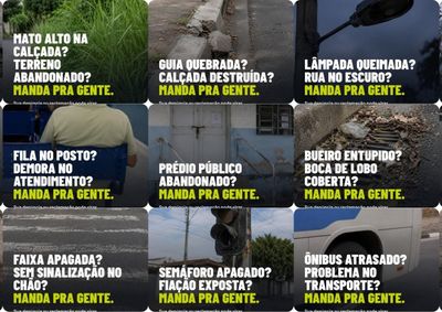 Envie fotos, v&iacute;deos e relatos de buracos, mato alto, l&acirc;mpadas queimadas e outros problemas urbanos pelo WhatsApp do jornal. Participe!
