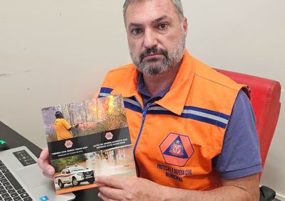 A&ccedil;&atilde;o conjunta da Ra&iacute;zen Serra, Rumo, Defesa Civil e Prefeitura leva orienta&ccedil;&otilde;es, ve&iacute;culos de combate a inc&ecirc;ndio e stand educativo &agrave; Pra&ccedil;a Central