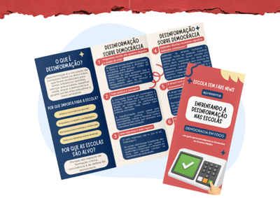  Material da Escola sem Fake News, desenvolvido em parceria com a UFT e o Ifal, foi elaborado a partir da escuta de professores e gestores da educa&ccedil;&atilde;o b&aacute;si