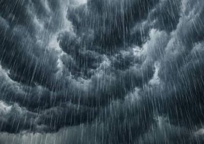 Aviso do INMET prev&ecirc; chuva de at&eacute; 30 mm por hora, ventos de 40 a 60 km/h e risco de alagamentos at&eacute; 22h59