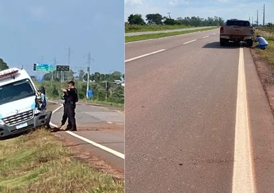 Acidente foi registrado por c&acirc;mera de monitoramento nesta ter&ccedil;a-feira e n&atilde;o deixou feridos na rodovia federal.
