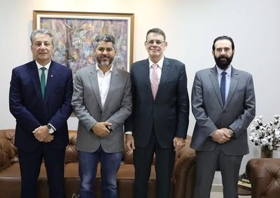 Encontro entre Marcos Rog&eacute;rio e a c&uacute;pula do TJRO tratou de a&ccedil;&otilde;es previstas para a pr&oacute;xima gest&atilde;o e da harmonia entre os Poderes.