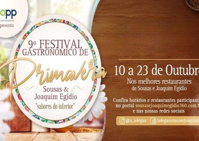 O evento traz o tema: Sabores do interior; o objetivo de divulgar ainda mais a gastronomia regional
