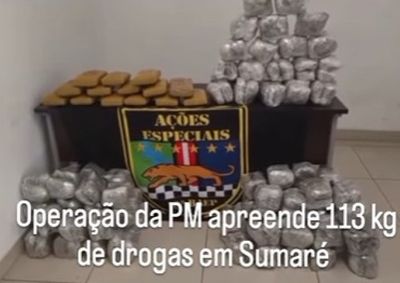 Homem de 26 anos foi flagrado transportando a droga em um ve&iacute;culo com destino a Campinas; apreens&atilde;o ocorreu durante opera&ccedil;&atilde;o de intelig&ecirc;ncia da PM