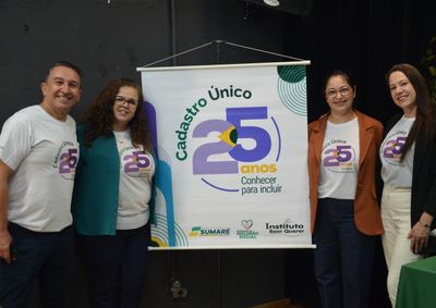 Evento reuniu autoridades, t&eacute;cnicos e representantes da assist&ecirc;ncia social para celebrar trajet&oacute;ria do Cad&Uacute;nico no munic&iacute;pio