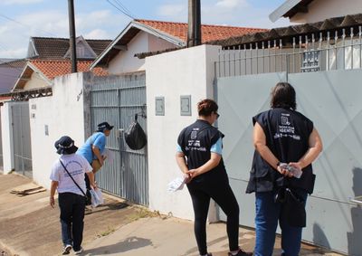 Pesquisa do &Iacute;ndice de Breteau identificou cen&aacute;rio preocupante nos bairros Mat&atilde;o, Vila Vale e Nova Terra; Sa&uacute;de refor&ccedil;a orienta&ccedil;&otilde;es preventivas &agrave; popula&ccedil;&atilde;o