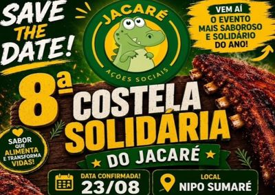 Evento beneficente acontece no dia 23 de agosto, no Nipo Sumar&eacute;, com renda destinada a a&ccedil;&otilde;es sociais desenvolvidas pela entidade