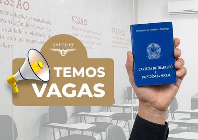 O Grupo RT oferece vagas de emprego em Sumar&eacute; e na regi&atilde;o