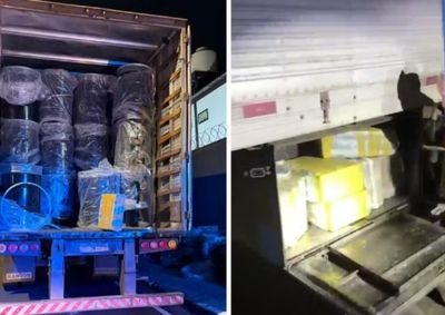 Carga tinha como destino a cidade de Vinhedo. Motorista foi preso em flagrante e confessou que receberia R$ 30 mil pelo transporte da droga.