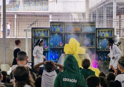 Espet&aacute;culo &ldquo;As Aventuras de Madame Curie&rdquo; ser&aacute; apresentado entre os dias 24 e 27 de agosto para alunos da rede p&uacute;blica de Ensino Fundamental