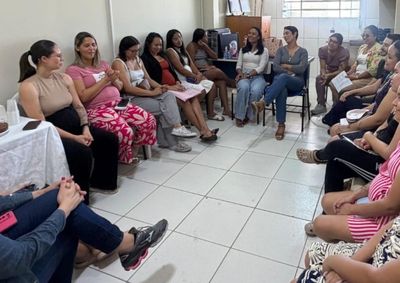 Unidades de Sa&uacute;de da Fam&iacute;lia realizaram encontros com gestantes e pu&eacute;rperas para orientar sobre amamenta&ccedil;&atilde;o e cuidados com o beb&ecirc;