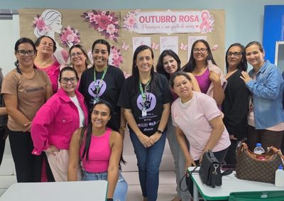 Atividade do projeto &ldquo;Com Eles e por Elas&rdquo; reuniu professores e funcion&aacute;rios da E.M. Dirce Aparecida Menuzzo e abordou tamb&eacute;m a sa&uacute;de emocional dos educado