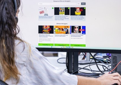 Plataforma re&uacute;ne checagens, orienta&ccedil;&otilde;es e conte&uacute;dos verificados para ajudar eleitores a identificar informa&ccedil;&otilde;es falsas sobre o processo eleitoral