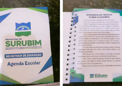 Tribunal manteve irregularidade e penalidade contra secret&aacute;ria de Educa&ccedil;&atilde;o por mensagem personalizada em material distribu&iacute;do a alunos em 2025